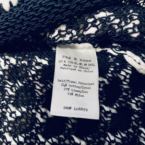 rag & bone/JEAN Taryn Crocheted Colorblock Tank - Picture 8 of 9